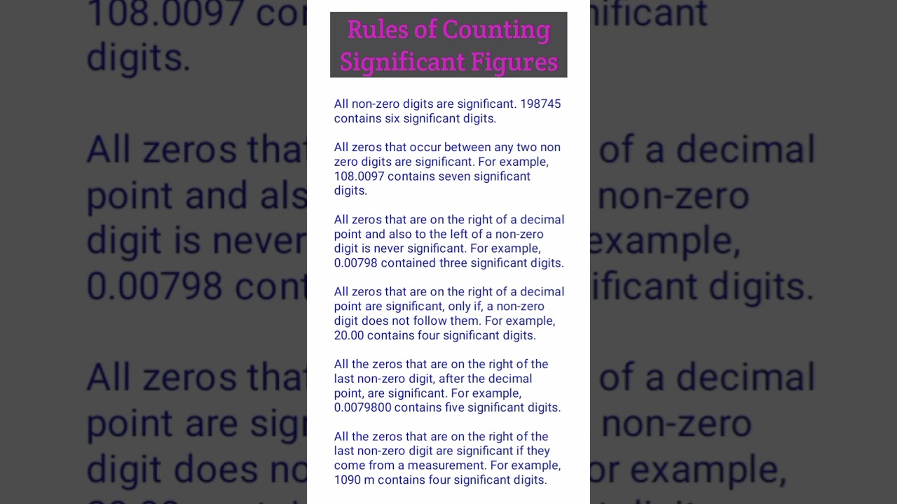 Significant Figures Rules & Examples 📊