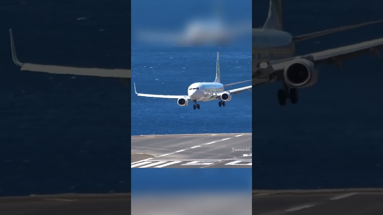 Spectacular Crosswind Landing in Madeira ✈️ | Aviation Channel 2010