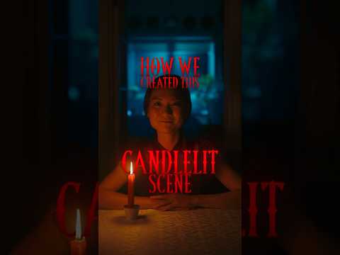 This is how to light a cinematic candlelit scene 🕯️
