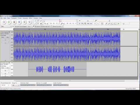 Using the Envelope Tool in Audacity