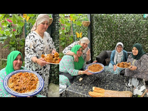 خواتات في الغربة مع طبق تقليدي جزائري🇩🇿 من اروع أطباق بلدي😋😋