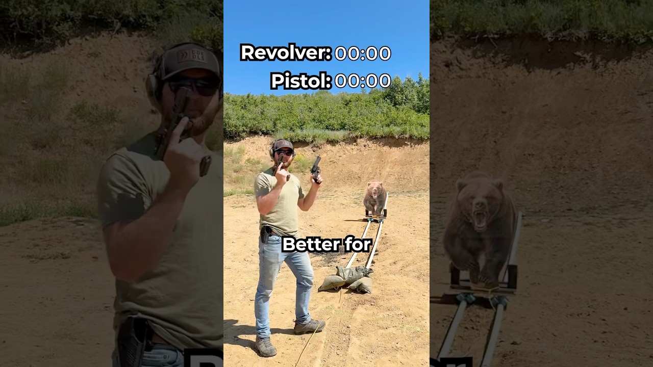 Revolver vs Pistol - bear defense? #hunting