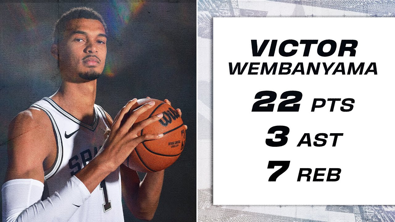 Wemby Drops 22 PTS Against the Jazz!
