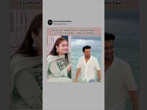 Durefishan Saleem Admits Having a Huge Crush on Atif Aslam 📷 @ARYDigitalasia #durefishan #crush