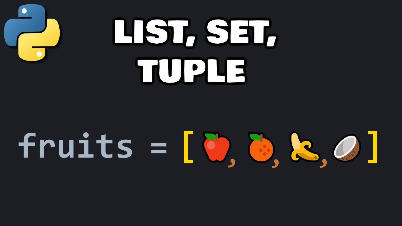 Master Python Lists, Sets & Tuples: Complete Beginner's Guide 📚