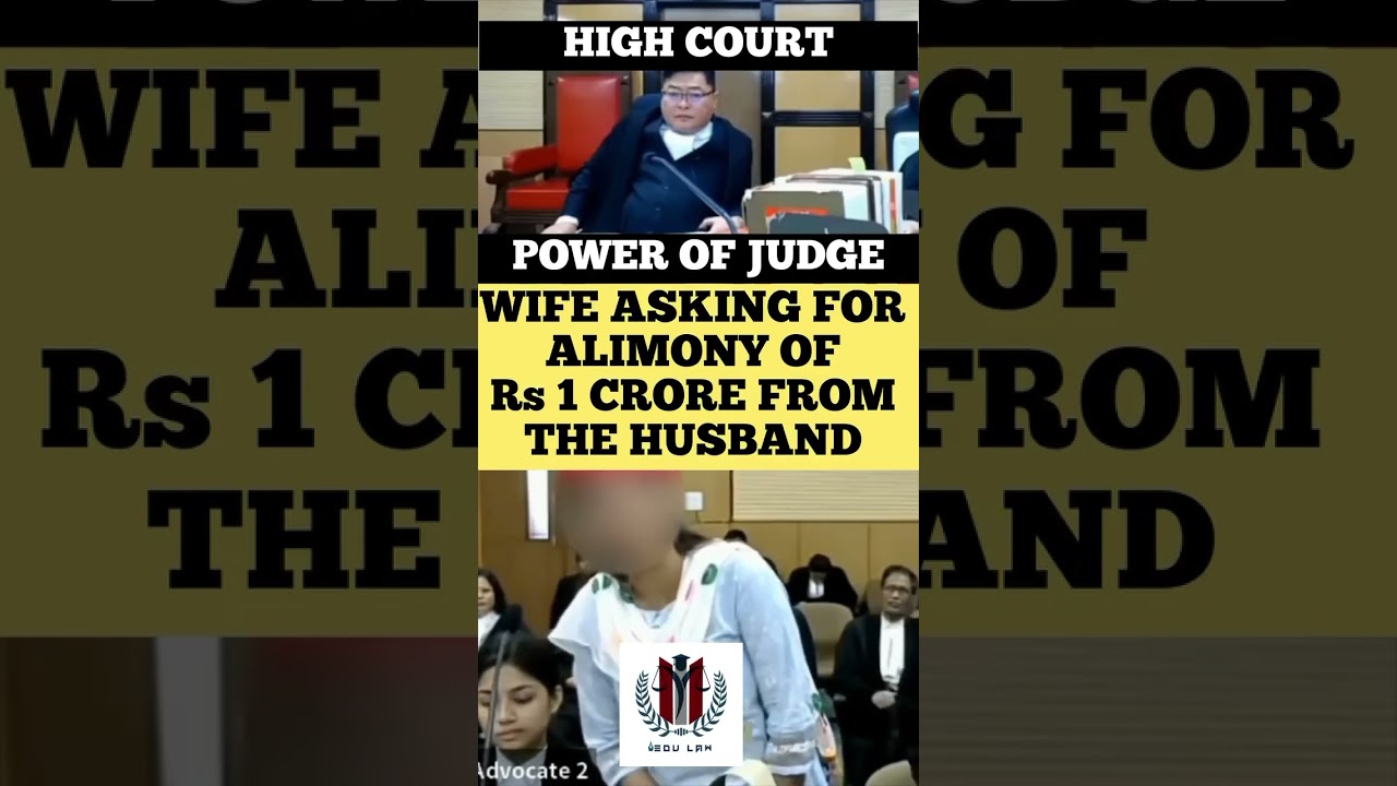 Wife Seeks Rs 1 Crore Alimony from Husband in High Court 💼