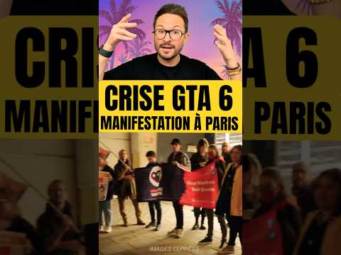 CRISE GTA 6 🚨 MANIFESTATION à PARIS devant ROCKSTAR GAMES