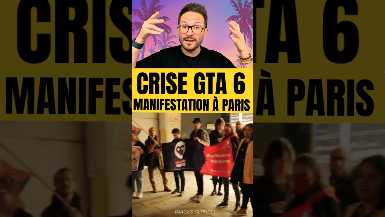 Crise GTA 6 : Manifestation à Paris devant Rockstar Games 🚨