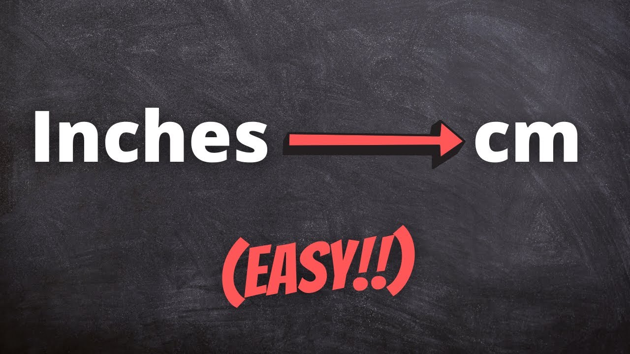 Inches to cm Conversion Guide 📏