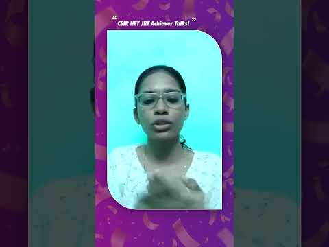 CSIR NET Mathematics Study Tips! by CSIR NET JRF Achiever Sarihaa Sri