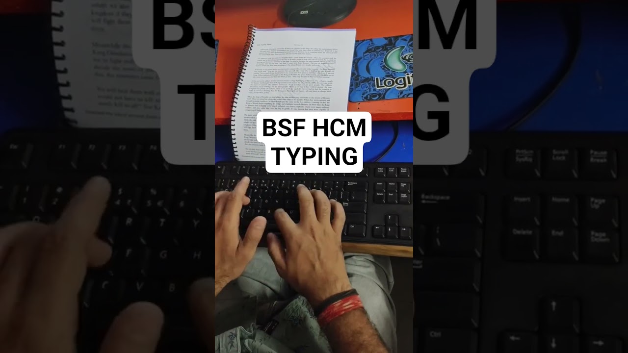 BSF HCM Typing Test | Master English Typing Skills for HCM Recruitment 🖥️