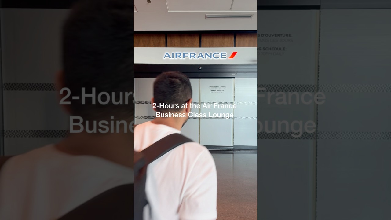 Air France Business Lounge at Montreal Airport ✈️