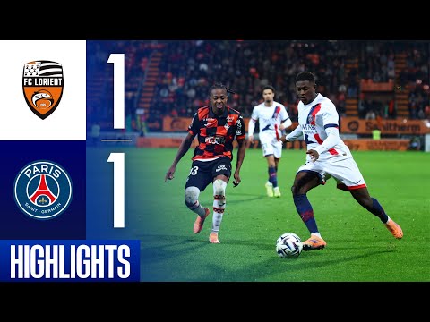LORIENT 1-1 PSG - Le résumé du match nul au Moustoir