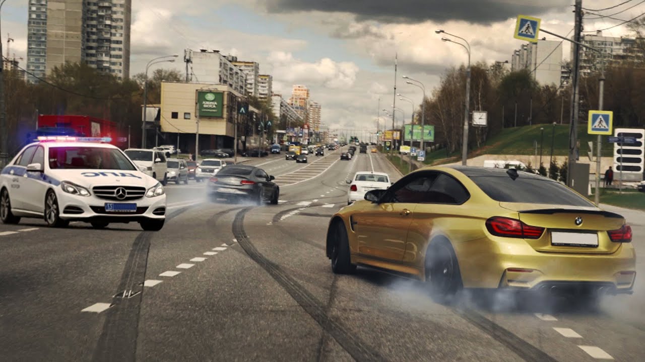 Street Drift: BMW M4 F82 vs Mercedes-AMG C63S 🚗