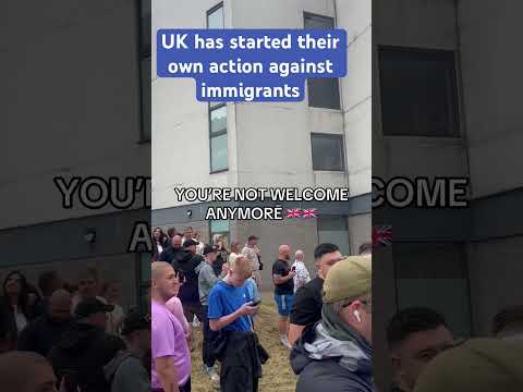 Uk anti immigrant has started #immigrants #ukmigration #immigration2025