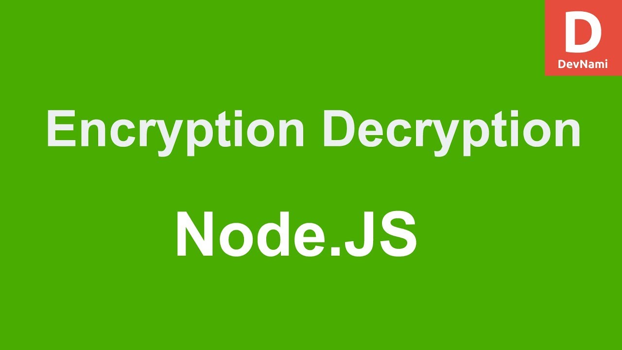 Master Encryption & Decryption in Node.js 🔐