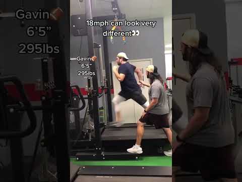 Running 18MPH at different sizes 😳 | #Shorts