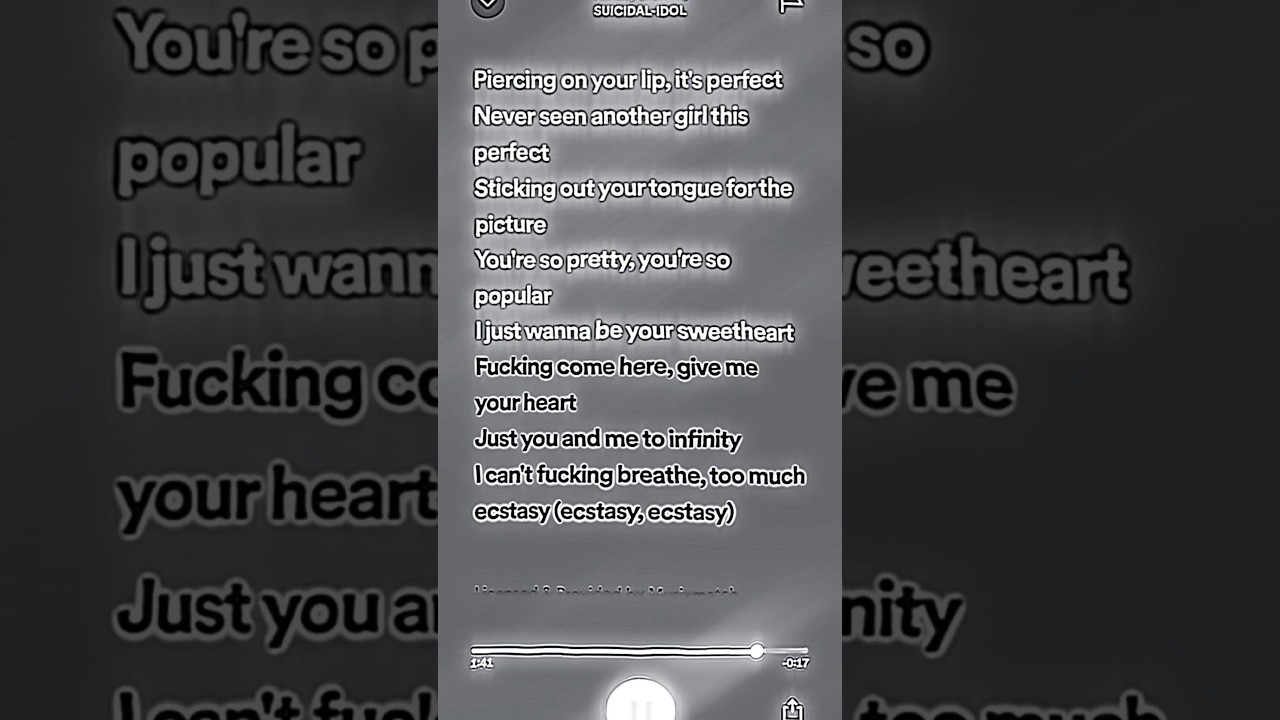 Ecstasy (Suicidal Idol) - Sped Up Version 🎶