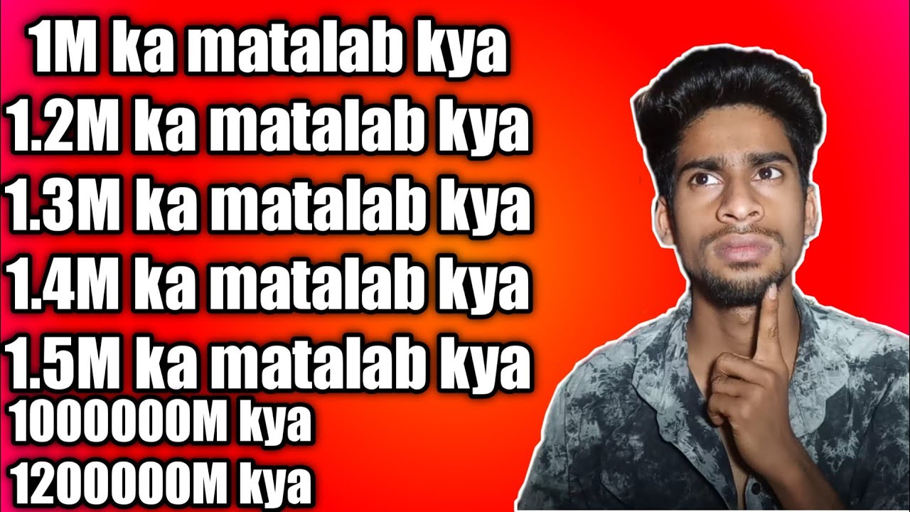 1M, 1.1M, 1.2M kya hota hai? 📊