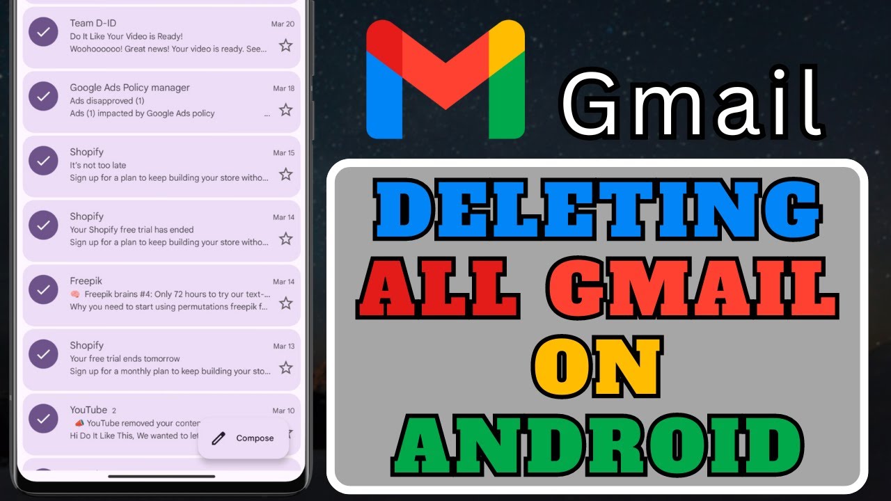 How to Delete All Gmail Emails at Once on Android: Easy Tutorial
