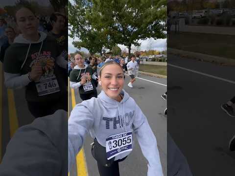 I RAN A 5k!! #shorts #college #collegelife #running #5k #runner #exercise #motivation