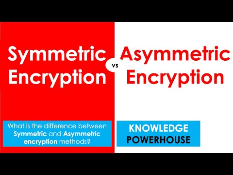 What is the difference between Symmetric and Asymmetric encryption methods?