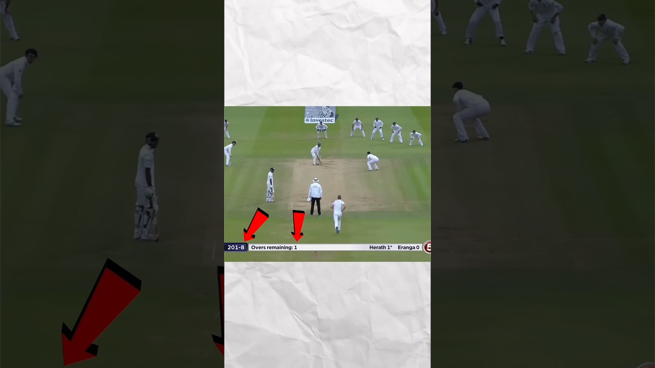 Test Cricket's Most Thrilling Last Over 🔥