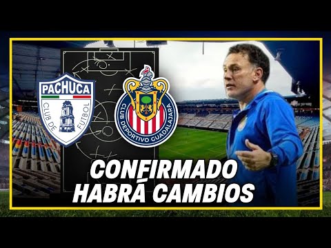 🚨CONFIRMADO: Vendrán cambios en el 11 de Chivas vs Pachuca