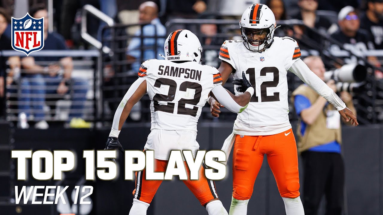 Top 15 NFL Week 12 Plays of 2025 π