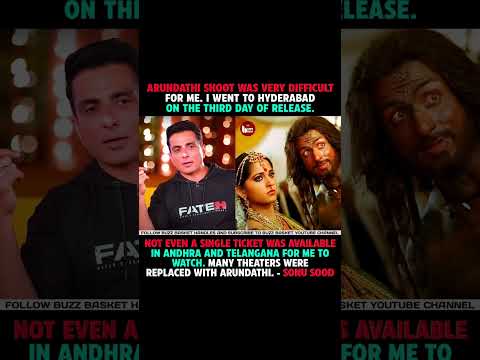 #Arundathi shoot was very difficult for me. -#SonuSood#Anushka#Anushka Shetty