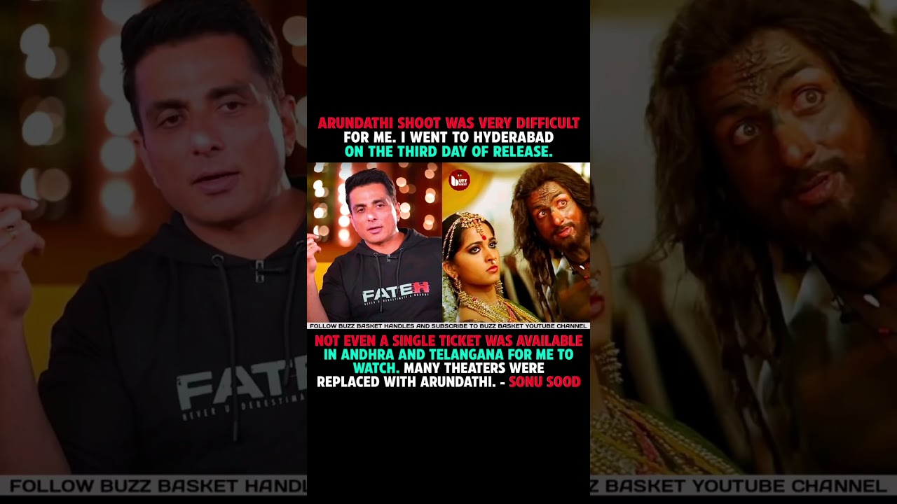 Sonu Sood on Challenging Arundathi Shoot 🎬