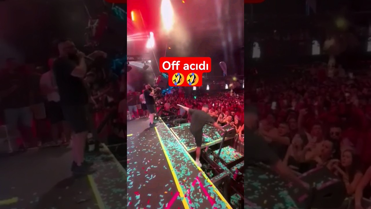 Unforgettable Stage Drop! 😂 | DJ Performance at Festival 🎶