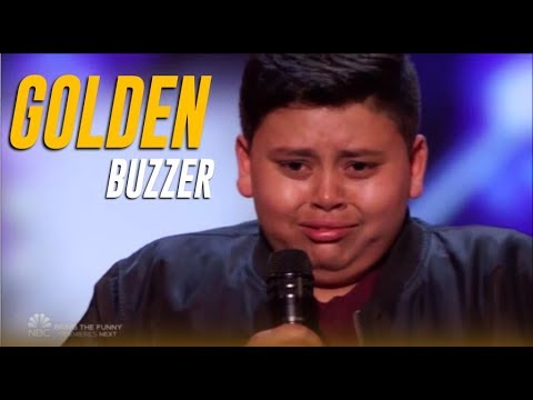 12-Year-Old Luke Islam Gets Golden Buzzer on AGT 🎤