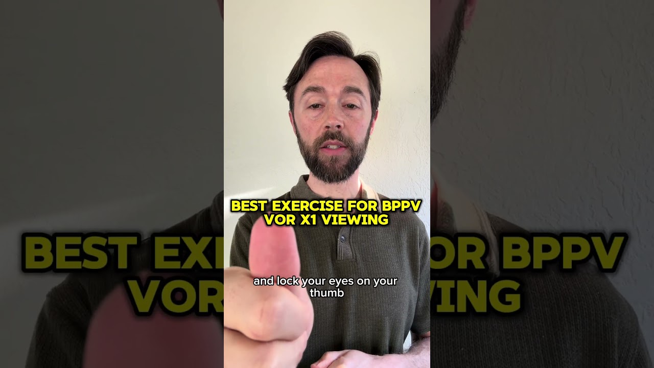 Still Dizzy After BPPV Treatment? Try This Exercise!