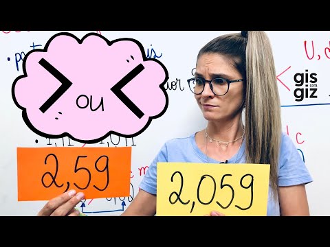 COMPARAÇÃO DE NÚMEROS DECIMAIS | NÚMEROS DECIMAIS 5 ano | Prof. Gis/