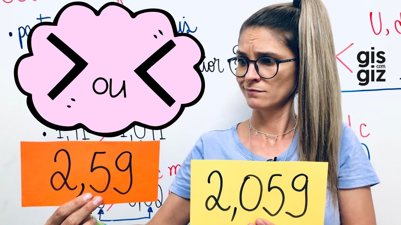 Comparação de Números Decimais | 5º Ano com Prof. Gis