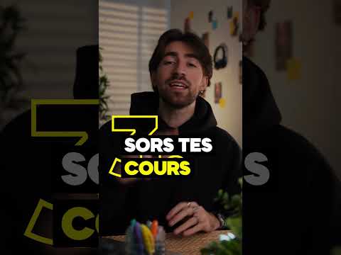 Les 4 trucs à faire après les cours pour avoir des bêtes de notes 📝📈