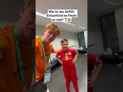 EinlaufKind im DFB Pokal-Finale! So geht’s!😱🏆🏟️ #shorts #jannikfreestyle