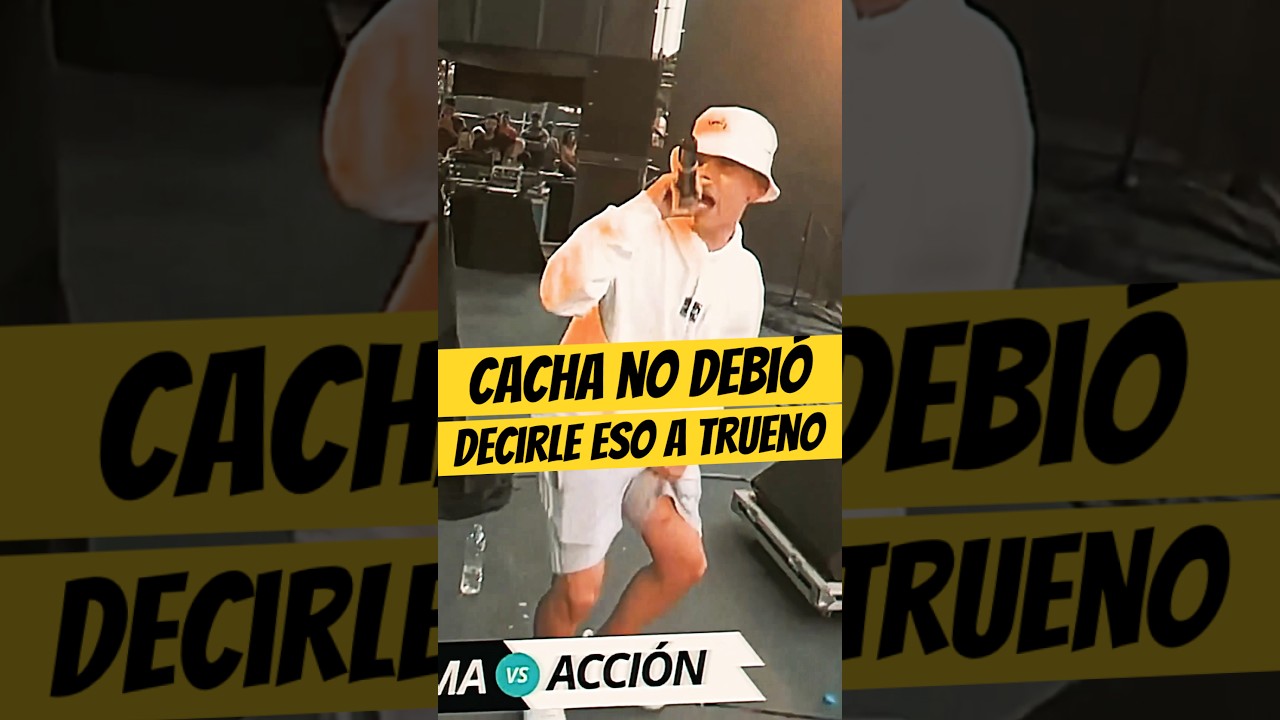 Cacha No Debió Decirle Eso a Trueno 🥵🔥
