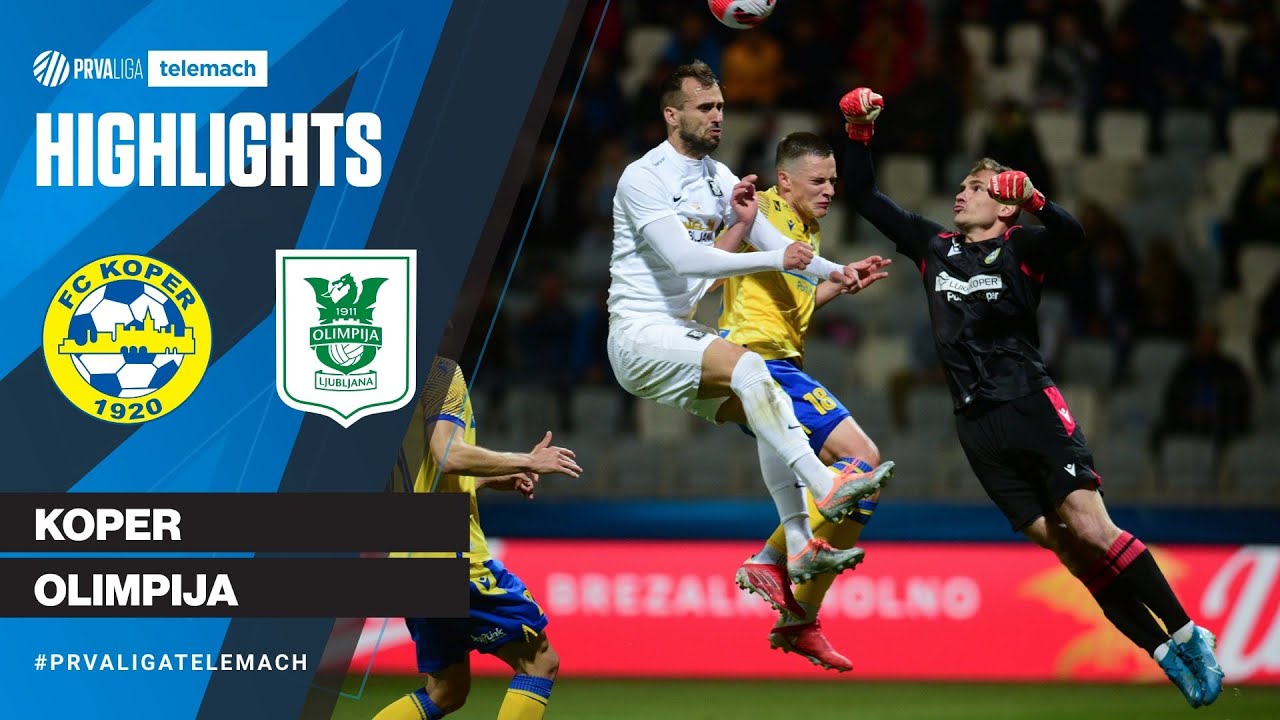 Koper Edges Out Olimpija 1-0 in 32nd Round of 2021/22 PrvaLiga ⚽