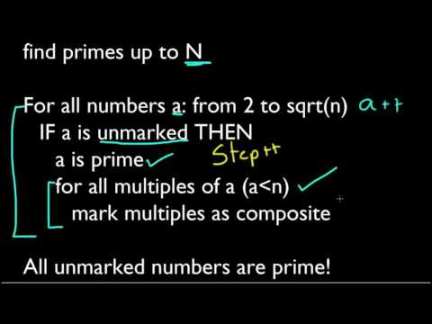 Primality test using a sieve