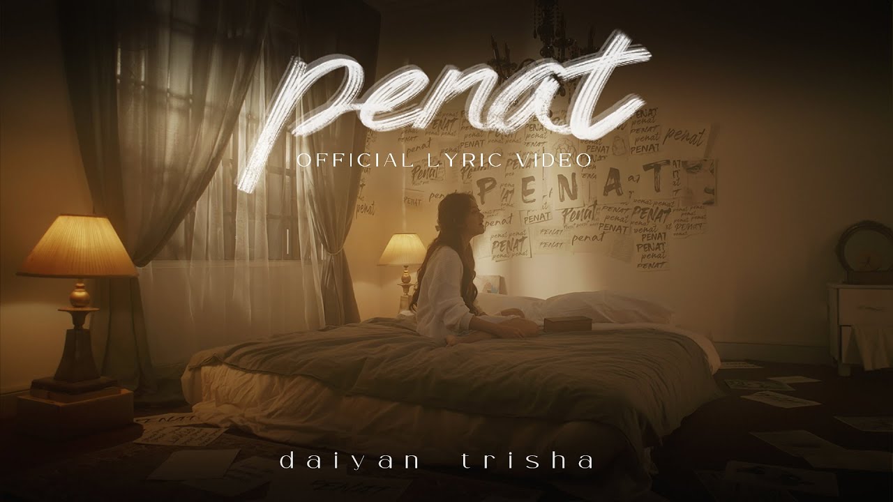 Daiyan Trisha - Penat 🎶 Official Lyric Video | Deeply Personal & Emotional Song