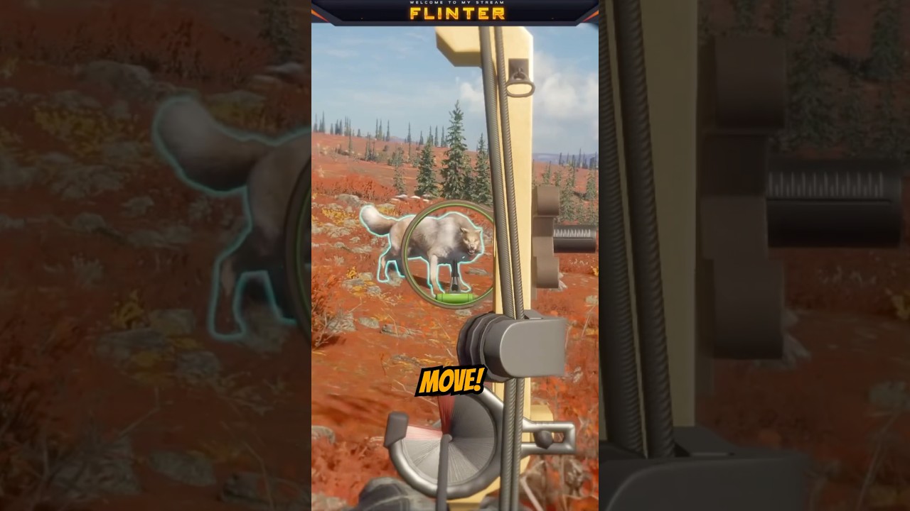 Took Down a Great One Wolf with My Bow 🎯