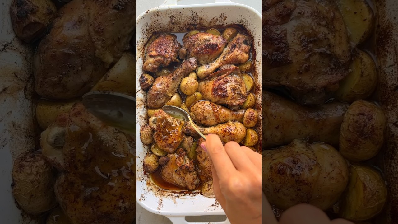 One-Pan Chicken & Potatoes Recipe 🍽️