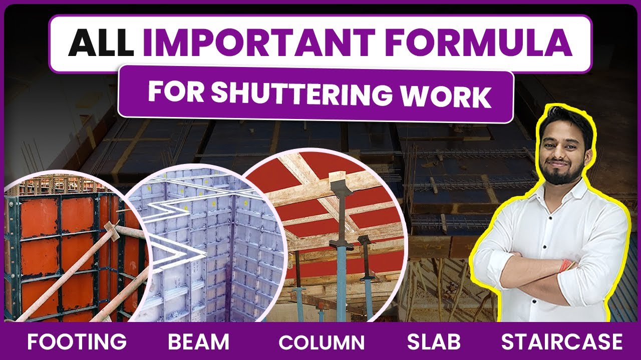 Essential Shuttering Formulas for Footings, Beams, Columns & Staircases ๐๏ธ