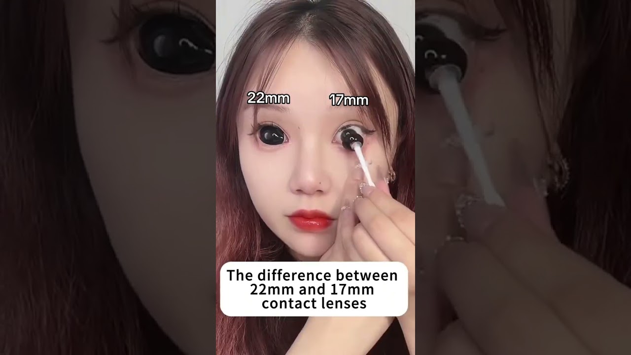 22mm & 17mm Mini Sclera Lenses for Cosplay & Anime