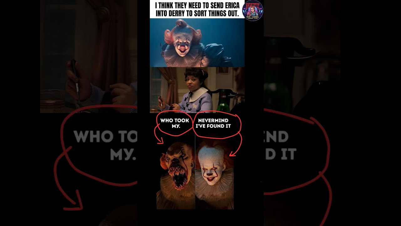 Erica Sinclair Defeat Pennywise? ๐ | Erica is the most savage character in Hawkins ๐ #strangerthings
