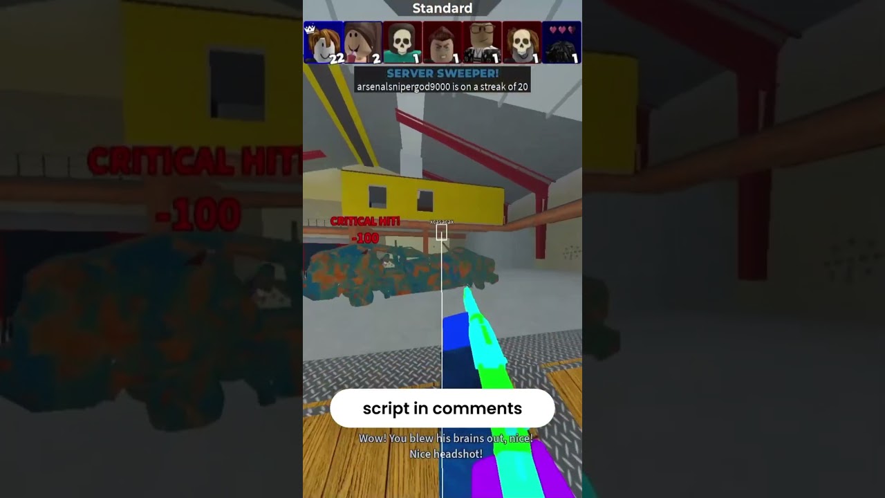 [BEST] Roblox Arsenal Script: Aimbot,ESP & Kill All [Mobile/PC]