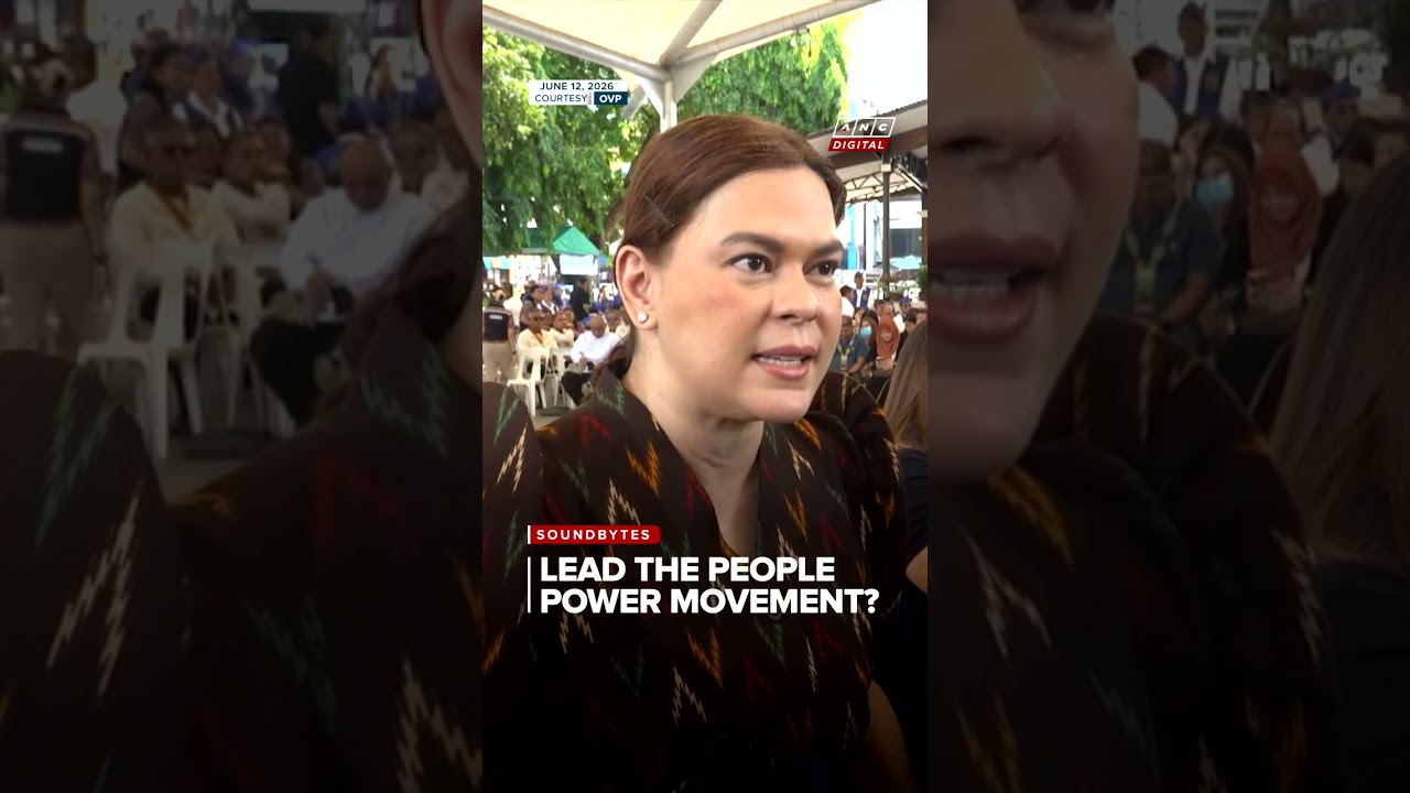 VP Sara rejects calls to lead move to overthrow Marcos | ANC