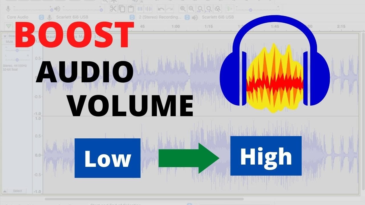 Boost Volume in Audacity Easily π΅